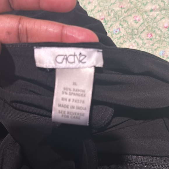 Cache beaded halter top blouse black Size XL - Picture 4 of 9